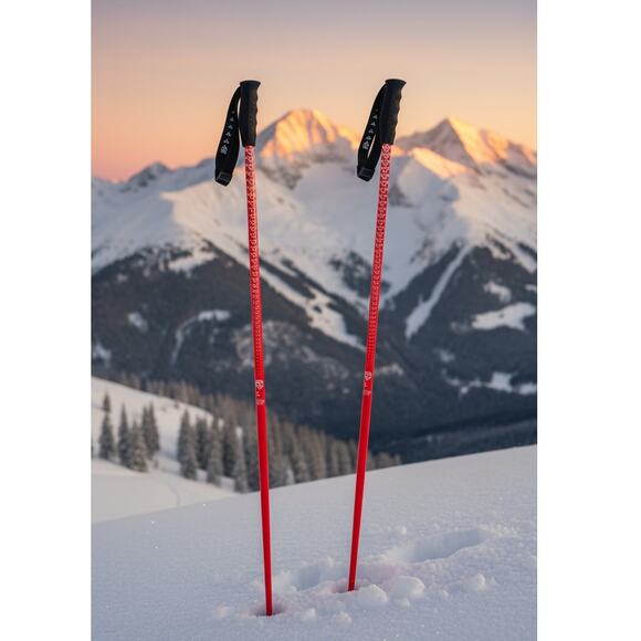 Brand New 2026 Black Crows Meta Ski Poles (47") | Red | Best Christmas Gift! - Picture 1 of 4
